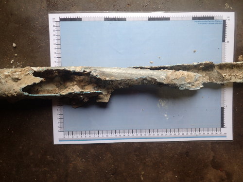 A resized image of MAS-F100103; Sussex; Aircraft fragment; Image 8 of 16