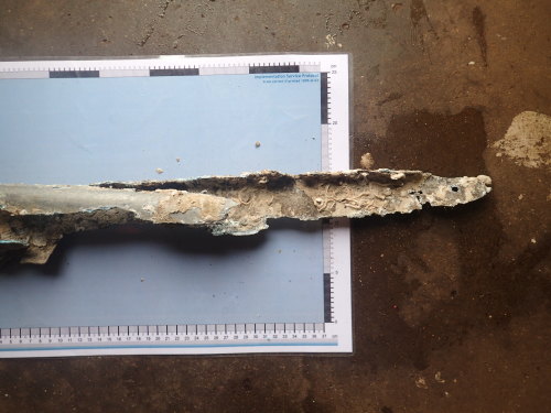 A resized image of MAS-F100103; Sussex; Aircraft fragment; Image 3 of 16